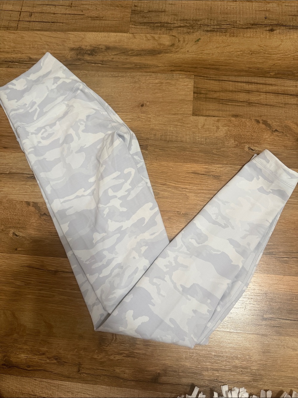 lululemon athletica Gray & White Camo Leggings